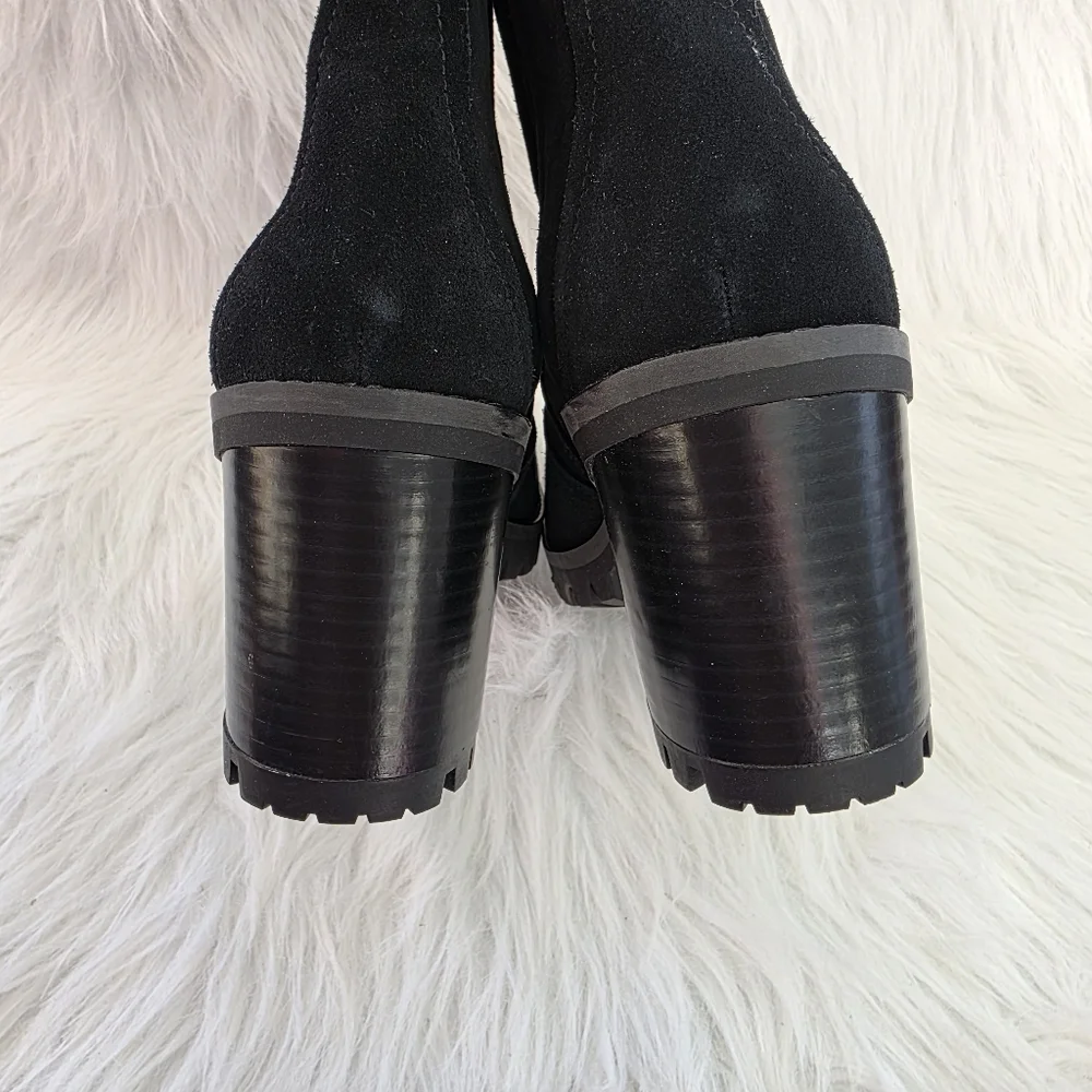 UGG Hazel Waterproof Chelsea Black Women's Ankle Boots Size 8.5 - Picture 4 of 10